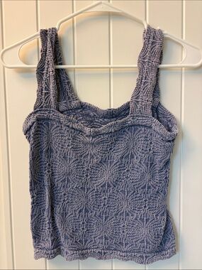 Lavender Textured Knit Tank Top - Women
